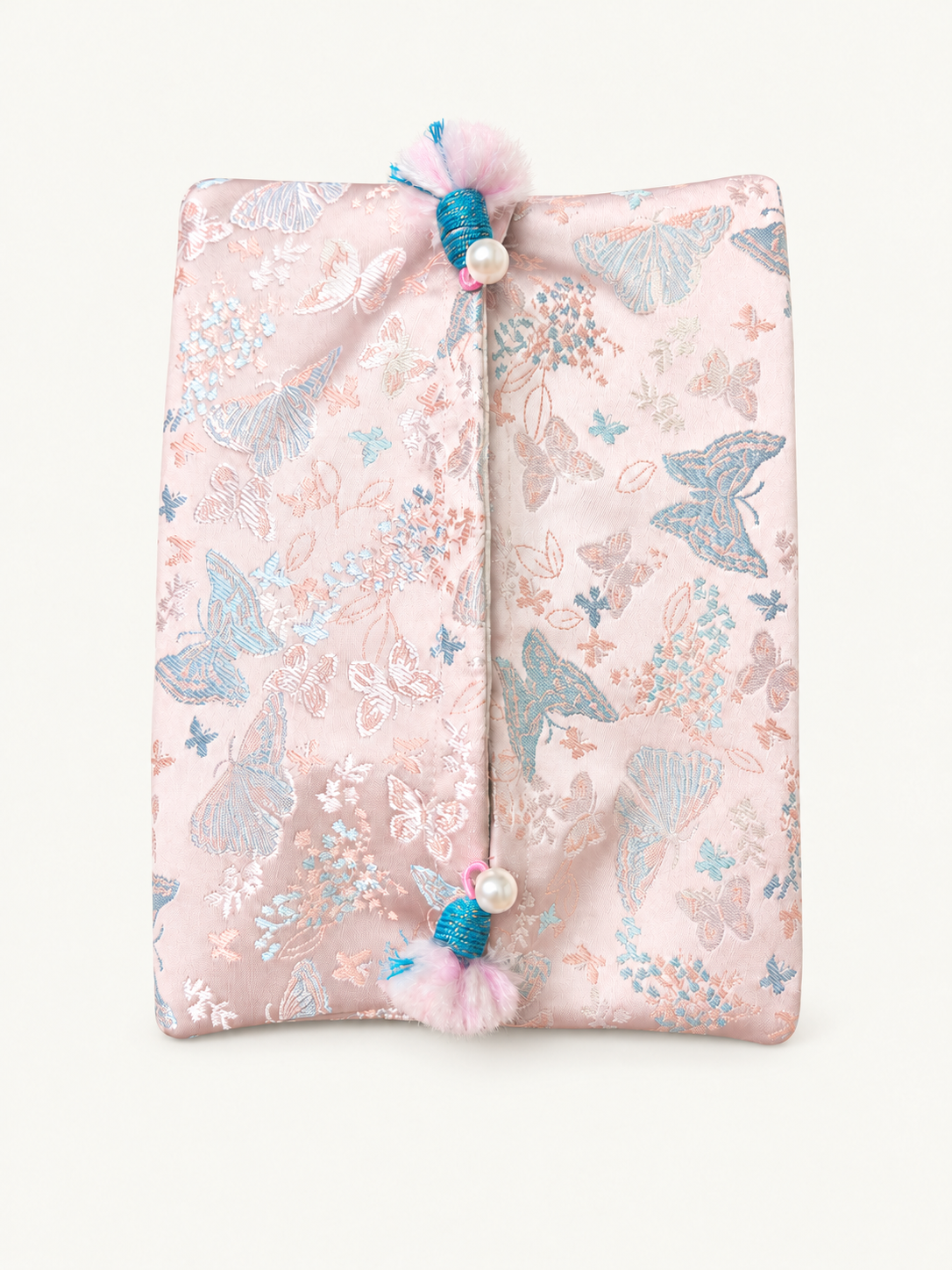 Song Brocade-Inspired Tissue Pouch with Tassels